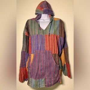 Men’s Jayli patchwork lightweight hoody 👨🏾‍🎨